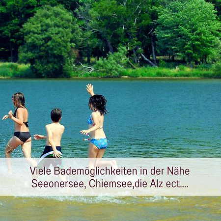 Designerwohnungen "Beim Schmied" In Chiemseenaehe Traunreut Luaran gambar