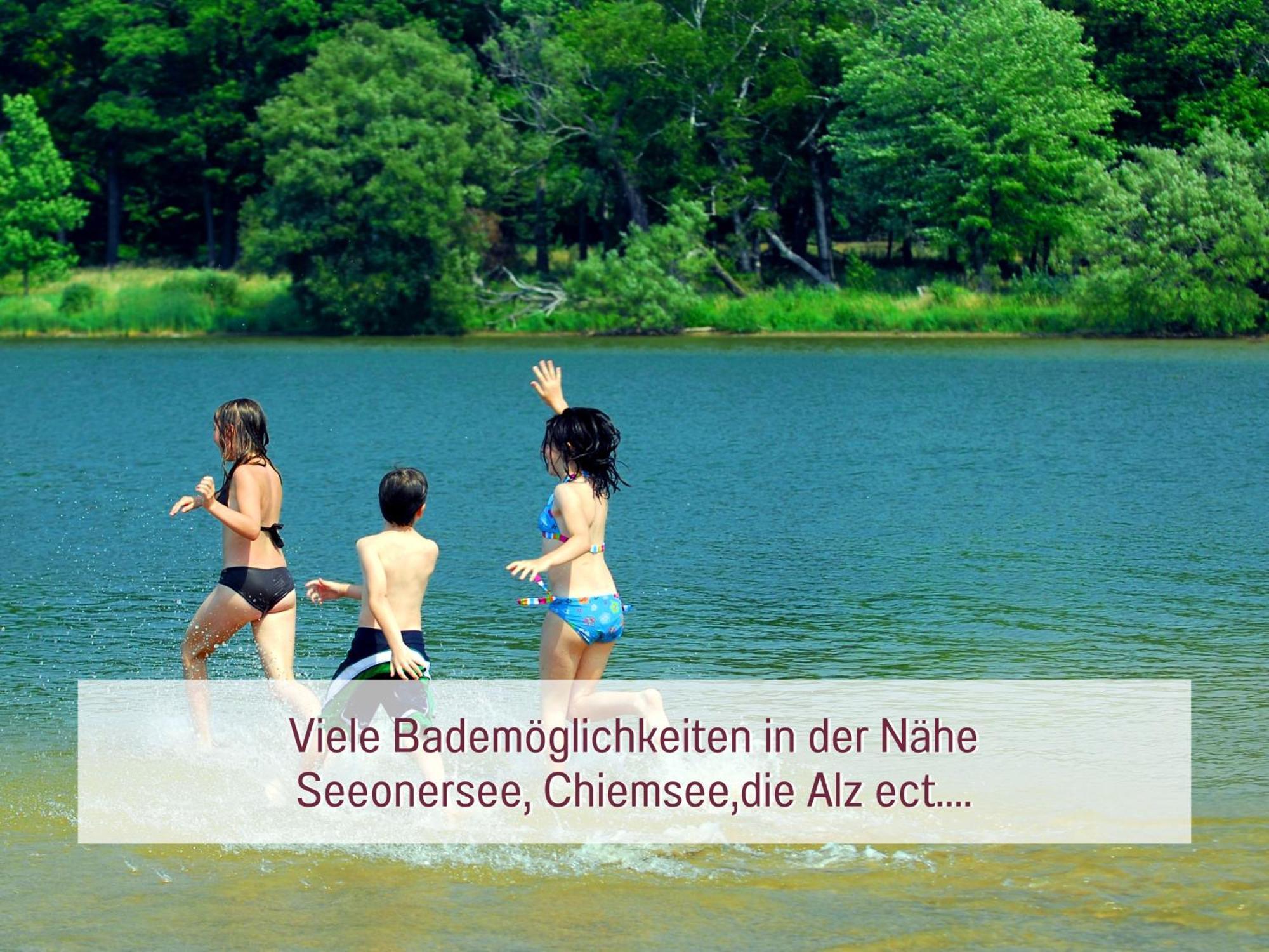 Designerwohnungen "Beim Schmied" In Chiemseenaehe Traunreut Luaran gambar